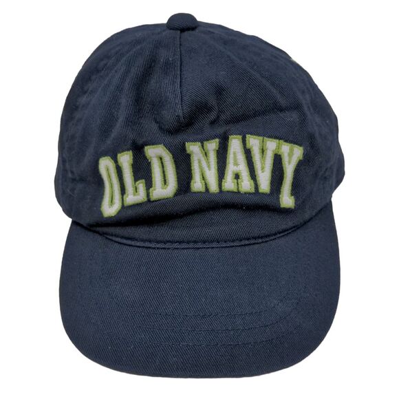 Old Navy Boy's Stretchy Hat Blue Size Small Embroidered Logo 100% Cotton - Picture 1 of 8